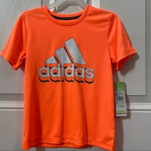 Adidas size 5 boy sporty t-shirt NWT!